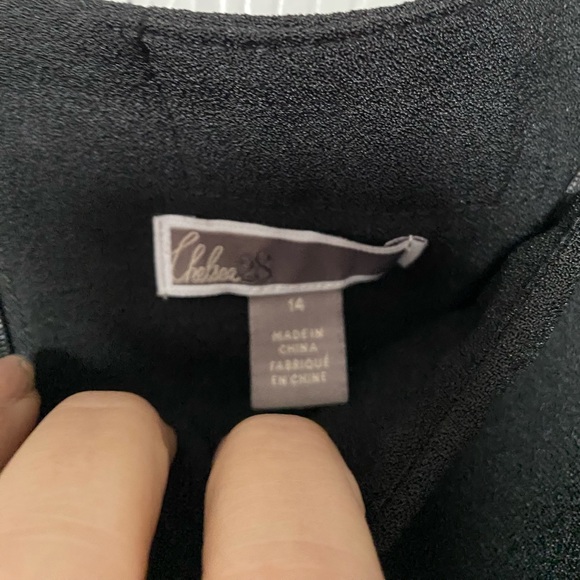 Nordstrom Chelsea28 Off the shoulder Black Dress. Sz14. NWT - Picture 12 of 13